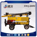 Trailer base diesel engine hydraulic water well dth drilling rig